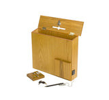 Box, Collection Donation Charity, Suggestion, Fund raising, Medium Oak MDF