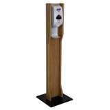 Hand Sanitizer Dispenser Stand, Elegant Design, Light Oak 10400007