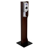 Hand Sanitizer Dispenser Stand, Elegant Design, Mahogany 10400008