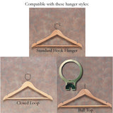 32" Oak Coat & Hat Rack 104067