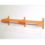 64" Oak Coat & Hat Rack 104087