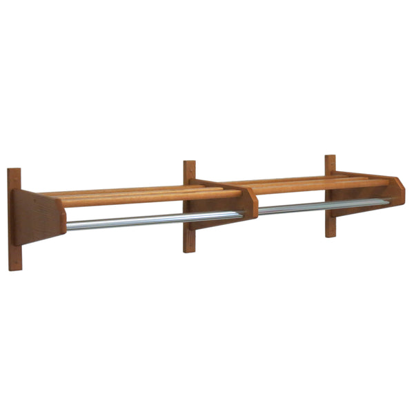 72" Oak Coat & Hat Rack 104097