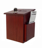 Donation Box Suggestion Box Charity Box Ballot Box Fundraising Box Collection Box 6-3/4''W x 9-7/8'' 1040S