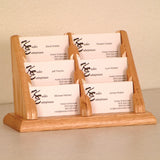 6 Pocket Countertop Business Card Holder 104139