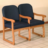 Prairie Two Seat Chair w/Center Arms 1041424