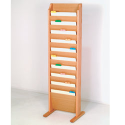 Free Standing 10 Pocket Letter Size File Holder 104154