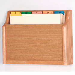 Single   Square Bottom Letter Size File Holder 104172