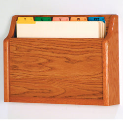 Single   Square Bottom Letter Size File Holder 104174