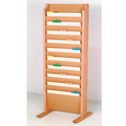 Free Standing 10 Pocket Legal Size File Holder 104193
