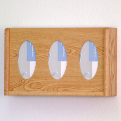 3 Pocket Glove/Tissue Box Holder   Oval 104234