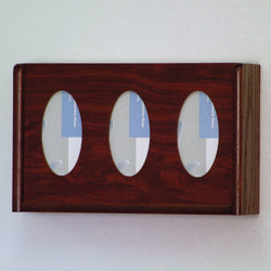 3 Pocket Glove/Tissue Box Holder   Oval 104235