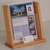 Countertop Literature Display w/Business Card Pocket 104298