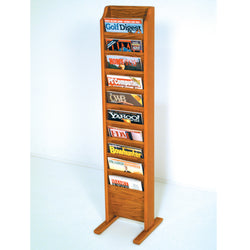 Cascade Free Standing 10 Pocket Magazine Rack 104399