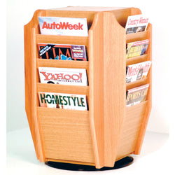 Cascade Spinning Countertop Display w/16 Magazine Pockets 104403