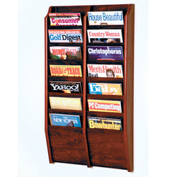 Cascade 14 Pocket Magazine Rack 104416