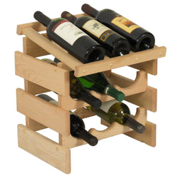 9 Bottle Dakota Wine Rack with Display Top 104531