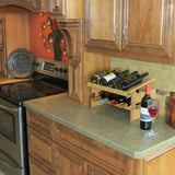 12 Bottle Dakota Wine Rack with Display Top 104532