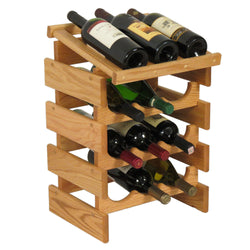 12 Bottle Dakota Wine Rack with Display Top 104532