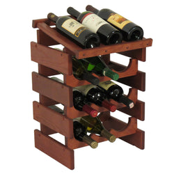 12 Bottle Dakota Wine Rack with Display Top 104533