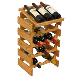 15 Bottle Dakota Wine Rack with Display Top 104536