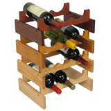 15 Bottle Dakota Wine Rack with Display Top 104538