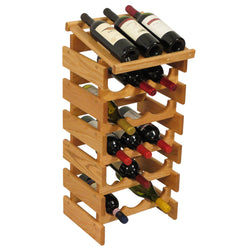 18 Bottle Dakota Wine Rack with Display Top 104540