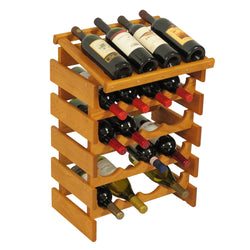 20 Bottle Dakota Wine Rack with Display Top 104570