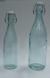 1 PC-Decorative Glass Bottle-Dispenser Italian Bottle 3.5" Diameter 12" Tall