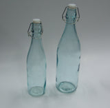 1 PC-Decorative Glass Bottle-Dispenser Italian Bottle 3.5" Diameter 12" Tall