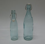 1 PC-Decorative Glass Bottle-Dispenser Italian Bottle 3.5" Diameter 12" Tall
