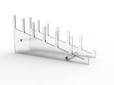 Display, Medium Multiple Plate Acrylic Rack Display Holder 10749