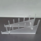 Large Multiple Plate Display Rack Frost Holder 10750
