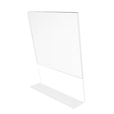 8.5*11 6 pack Acrylic Table Tent Megnetic Picture Frame photo sign menu holder 10770-2-6-pack