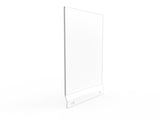 Acrylic Sign Holder Clear Header 8.5x11 Suggestion Box Mount Graphic Holder