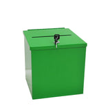 Metal Donation Box Suggestion Box Charity Box Fundraising Tithes Offering Prayer 10918-GREEN