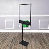 Metal Donation Poster Stand Suggestion Box Charity4 Fundraising Tithes Offering 11063+10918-GREEN