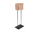 Beige Metal Ballot Box Donation Box Suggestion Box With Black Stand