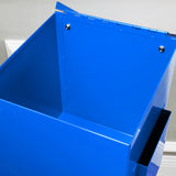 Black Metal Donation Box Floor Stand Lobby Foyer Tithes & Offering Suggestion 11065+10918-BLUE