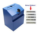 Metal Donation Suggestion Key Drop Express Checkout Comments sales lead box