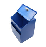 Metal Donation Suggestion Rent Check Box Tithe Prayer Collection Cash Key Drop 11118-BLUE+11460-2