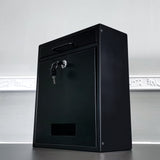 Outdoor Drop Box Locking Drop Box Wall Mounted Mailbox Suggestion Donation Box
