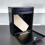 Outdoor Drop Box Locking Drop Box Wall Mounted Mailbox Suggestion Donation Box
