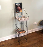 Display, Bulk Newspaper Wire Rack Magazine Stand 1112 912