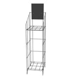 Display, Bulk Newspaper Wire Rack Magazine Stand 1112 912