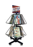 Display, DVD Book CD Spinner Rack 1113 BK28