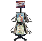 Display, DVD Book CD Spinner Rack 1113 BK28