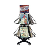 Display, DVD Book CD Spinner Rack 1113 BK28