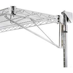 Nexel_Wall_Mount_Wire_Shelf_ _Additional_Level_30W_x_24D Chrome