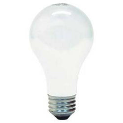 GE 78797 Incandescent Bulb A-19 Medium Screw, 1050 Lumens, 100 CRI, 53W, 120V, 2-pack - Pkg Qty 2 1119129