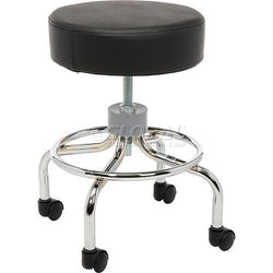 Deluxe Wheeled Round Stool, 14 Seat, 17.5   24 Adjustable Height 1119152